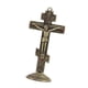 thumbnail image 2 of Adorno de crucifijo de metal, Adorno montado en la pared cristiana, Crucifijo antiguo Estatuilla Crucifijo Cruces de pared para la decoración del Estilo Gloria Crucifijo de pie, 2 of 9