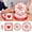 red, variant on Meggemo 80 Pcs Valentine's Day Disposable Dinnerware 4 Piece Set Romantic Love Themed Plates Cups Forks Knives for Party Gathering Supplies