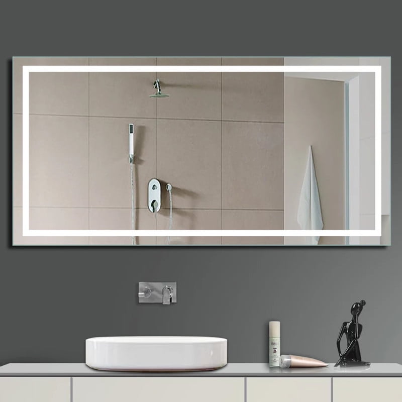Miseno Mm5636ledr 56" W X 36" H Rectangular Frameless Wall Mounted