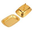 thumbnail image 4 of Gold Fruit Tray Decoration Snack Plate Lid Fruit Plate European European Style Snacks Metal Product Tabletop European, 4 of 7