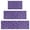 Purple Leopard Print, variant on White and Black Of Leopard Print Kitchen Rugs Sets Of 3,Kitchen Runner Rugs Non Skid Washable,Decorative Kitchen Floor Mats for Kitchen,Sink,Laundry,17"x30"+ 17"x47" + 17"x59"