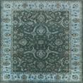 thumbnail image 1 of Ahgly Company Indoor Square Mid-Century Modern Light Black Oriental Area Rugs, 5' Square, 1 of 6