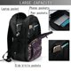 thumbnail image 4 of Fotbe Dice Mochila con Estampado y Puerto USB para Hombre y Mujer, Mochila Antirrobo, Mochila de Viaje, Mochila Escolar, Mochila Universitaria, 4 of 7