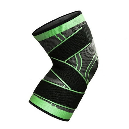 

XM Culture 1Pc 3D Weaving Knee Brace Pad Protector Compression Breathable Running Support