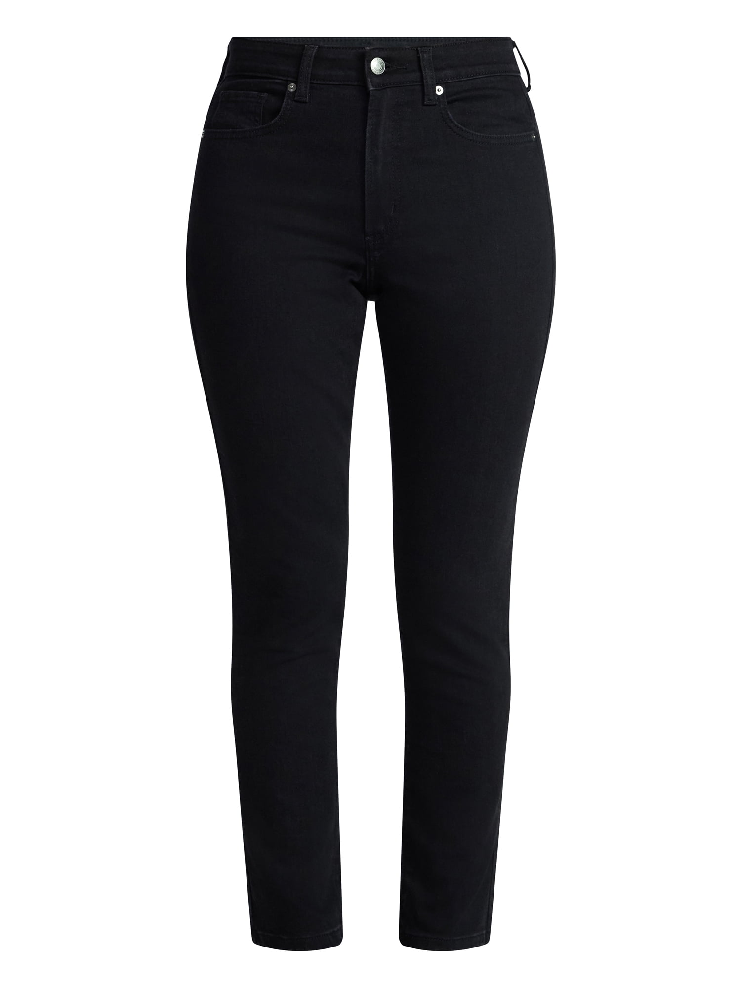 Time and Tru Women's High Rise Skinny Jeans, Sizes 0-22, 0S-22S