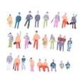 thumbnail image 3 of HILABEE Miniature Figures Collectibles DIY Projects Layout Props Painted Mini Models 26pcs 25mm, 3 of 9