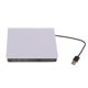 thumbnail image 2 of Grabador 1 Unidad USB / CD-DVD-RW Externa 3.0 Compatible Con Plug - Blanco Hugo Unidad de Grabadora de DVD, 2 of 10