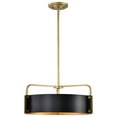 thumbnail image 4 of 60/7843-Nuvo Lighting-Altos - 4 Light Medium Pendant-6.75 Inches Tall and 18 Inches Wide-Matte Black Finish, 4 of 15