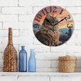 thumbnail image 3 of Cat Trees Moutain Iceberg 10 inch Wall Clocks Non Ticking Easy to Read Battery Decorative for Home Bathroom Kitchen Bedroom Living Room, 3 of 8