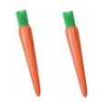 thumbnail image 4 of 2 Count Pastry Cooking Barbecue Brush Carrot Shape Work, 4 of 8