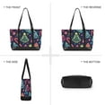 thumbnail image 6 of FORMRS Canvas Laptop Tote Bag for Women with 15.6" Computer Compartments Shoulder Handbag, Neon Christmas, 6 of 7
