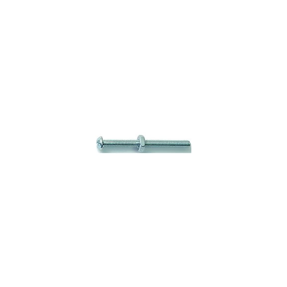 #8-32 x 2" Zinc Combo Round Head Machine Screws (20 pcs.)