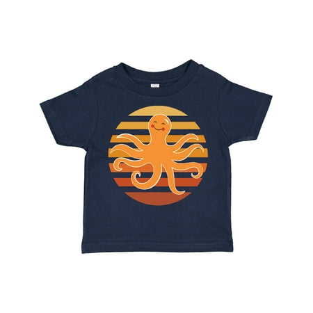 

Inktastic Octopus Ocean Sunset Gift Toddler Boy or Toddler Girl T-Shirt