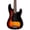 3-Tone Sunburst, variant on MB PB Electric Bass Guitar -