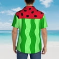 thumbnail image 7 of Watermelon Men'S 3d Print Casual Button Down Shirts, Novelty Hawaiian Short Sleeves M, 7 of 7
