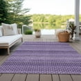 thumbnail image 6 of Addison Rugs Chantille Indoor/Outdoor Transitional Stripes Lavender Washable Rectangle Rug, 8' x 10', 6 of 6