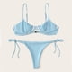 thumbnail image 4 of Traje de baño de dos piezas con estampado de bikini de moda para mujer sexy Conjunto de ropa de playa Fridja nalpqowj19689, 4 of 5