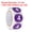 Dark Purple, variant on Number Circle Stickers Round Color Coded Self-Adhesive Labels Yellow
