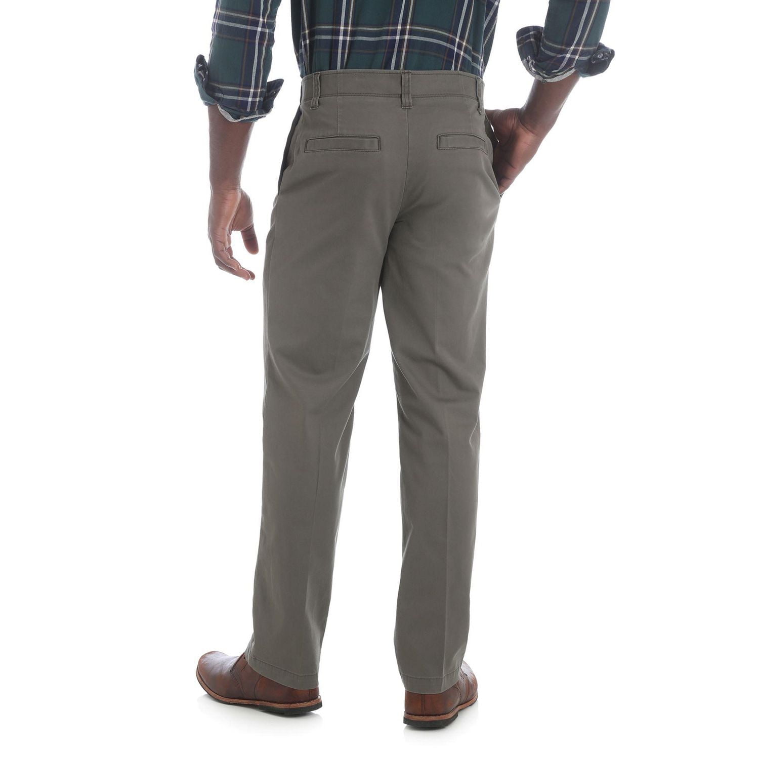 Wrangler Men's Performance Twill Pant, Straight fit