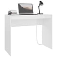 thumbnail image 3 of Console Table Inlife High Gloss White Desk 35.4"x15.7"x28.3" Chipboard, 3 of 6