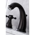 thumbnail image 4 of Kingston Brass KB4985BX Metropolitan Widespread Bathroom Faucet with Pop-Up Drain, Oil Rubbed Bronze, 4 of 8