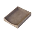 thumbnail image 2 of Dacasso A6301 Protacini Breeze Beige Italian Patent Leather Front-Load Letter Tray, 2 of 2