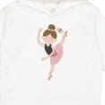 thumbnail image 3 of Inktastic Ballet Dancer for Little Girls Toddler Hoodie, 3 of 4