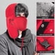 thumbnail image 5 of Gorro de cazador Sinhoon, gorro de invierno para hombre, cálido gorro Ushanka con orejeras, resistente al viento, gorro ruso, gorro de bombardero de piel para mujer., 5 of 8