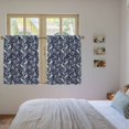thumbnail image 3 of Vintage Floral Tier Curtains 54 Inch Length, Spring Country Botanical Flowers Simple Cafe Short Curtains for Bathroom Over Sink, Small Kitchen Curtain Light Filtering Drapes 2 Panels 27.5"Wx54"L, 3 of 8