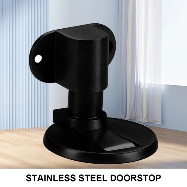 Tope de puerta ajustable Hardware de puerta anticolisión magnético fuerte sin perforaciones FLhrweasw Nuevo