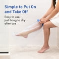 thumbnail image 4 of TKWC INC Waterproof Leg Cast Cover for Shower - #5738 - Watertight Foot Protector, 4 of 6