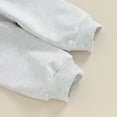 thumbnail image 7 of Bagilaanoe 2PCS Toddler Baby Boy Pants Set Letter Print Long Sleeve Sweatshirt Pullover Tops + Drawstring Sweatpants 3M 6M 12M 18M 24M 3T Kids Casual Sweatsuits, 7 of 7
