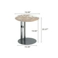 thumbnail image 5 of Manhattan Comfort Alondra 2-Piece Modern Coffee Table and End Table Set in Black, 5 of 9