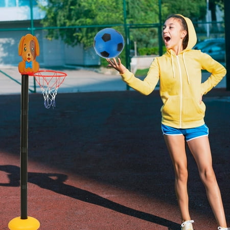 ifundom Portable Basketball Hoop Net Kit with Adjustable Height Indoor Basketball Net for Kids Hand-Eye Coordination and Skill Training