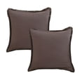 thumbnail image 1 of Funda de almohada con flecos Funda de cojín sólida suave 45 * 45 cm Funda de almohada decorativa de color gris oscuro Vhermosa BST3058481-1, 1 of 6
