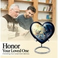 thumbnail image 6 of SABURIAL Humming Bird Urn - Burial Urn For Mom & Dad - Decorative Cremation Urns For Women & Men - Memorial Funeral Urns - 8 Inch, 6 of 7