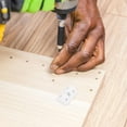 thumbnail image 3 of 20Pcs Angle Brackets Plastic Corner Code Cabinet Supports Hanging Corner Brackets, 3 of 9