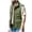 Army Green, variant on Men's Big and Tall Vest Zip Up Sleeveless High Neck Jeckets Casual Lightweight Work Travel Vest With Pockets