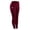 Red, variant on High Elastic Leggings Pant Women Solid Stretch Compression Sportswear Casual With Pocket