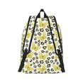 thumbnail image 2 of Naloa Leopard And Butterfly Canvas Backpack for Men Women Rucksack Casual Travel Daypack College Tote Satchel Bookbag for Teens-Small, 2 of 7