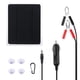 thumbnail image 5 of Placa de carga Cargador de batería solar actualizado, 12 V, portátil, impermeable, panel solar, kit Tomshoo Placa de carga, 5 of 7
