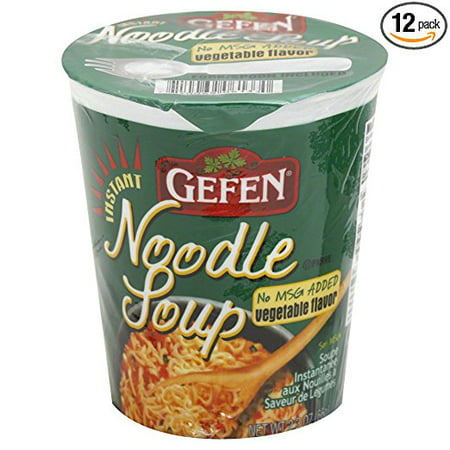 Gefen Cakes, Gefen No Msg Veg Noodle Soup, 2.3 Oz. Pack Of