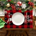 thumbnail image 2 of Table Chargers round Small Kitchen Table Set for 4 Placement Mats for Dining Table round Tall Small Kitchen Table Set for 4 round Table Dining Set for 10 Christmas Placemat Linen Tablecloth, 2 of 4