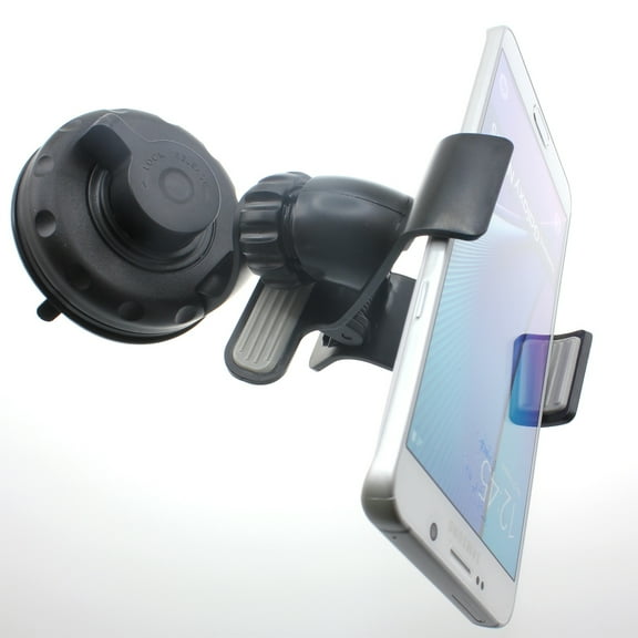 Windshield Car Mount for Galaxy S21/Ultra/Plus Phones - Holder Glass Cradle Rotating Clip Suction Stand Compatible With Samsung Galaxy S21/Ultra/Plus