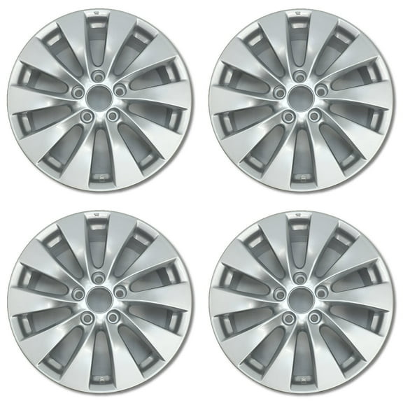 For Honda Accord OEM Design Wheel 17" 17x7.5 2013-2015 Silver Set of 4 Replacement Rim 42700T2AA92 42700T2AA91 T2A17075B