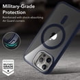 thumbnail image 6 of ESR Classic Hybrid Case with Stash Stand (HaloLock) iPhone 15 Pro Max Blue, 6 of 8