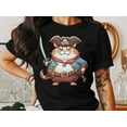 thumbnail image 2 of Funny Ocean Sea Pirate Sailor Cat Kitten Marine Cruise Gift T-Shirt Pirate Cat Kitten Sailor Birthday Holiday Presents Men Women Tshirt, 2 of 10