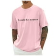 thumbnail image 1 of Camiseta de verano para hombre con cuello redondo, estampado urbano, poliéster-spandex, holgada, informal, tallas XXS-XXXXXXL para todas las estaciones., 1 of 4