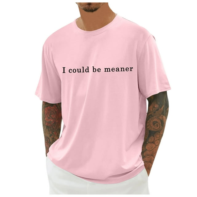Camiseta de verano para hombre con cuello redondo, estampado urbano, poliéster-spandex, holgada, informal, tallas XXS-XXXXXXL para todas las estaciones.