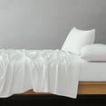 thumbnail image 3 of Allswell 6-Piece 300 Thread Count White Cotton Lyocell Blend Bed Sheet Set, Queen, 3 of 10